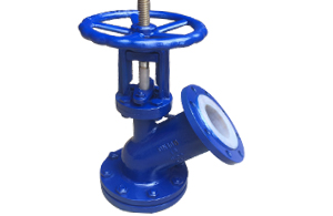 上展式衬氟放料阀